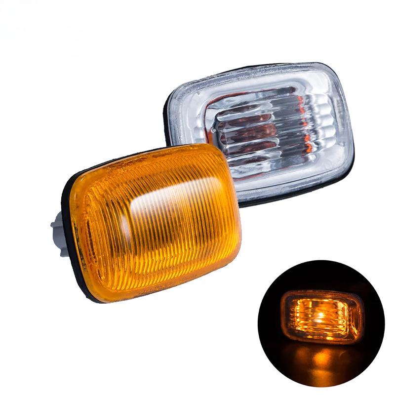 1Pcs Car Side Fender Marker Light Auto Lamp Shell Accessories For Hilux Surf 130 Series 1988 1989 1990-1995 Parts Replacement