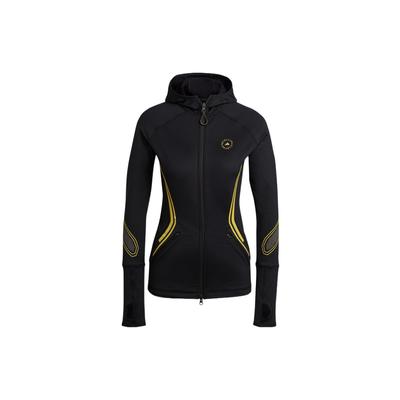 Stella McCartney TP LS C.R. Striped Detail Logo Print Hooded Jacket Women Jacket Black HI6055