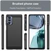 For Cover Motorola Moto G62 5G Case For Moto G62 5G Bumper Silicone Carbon Fiber Case For Moto G62 G32 G52 G82 G22 E22 E32 G60S
