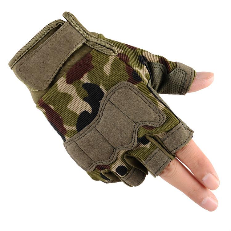 Half-finger Gloves Outdoor Sports Fitness Shockproof Cycling Army Fans Special Forces Tactical Gloves