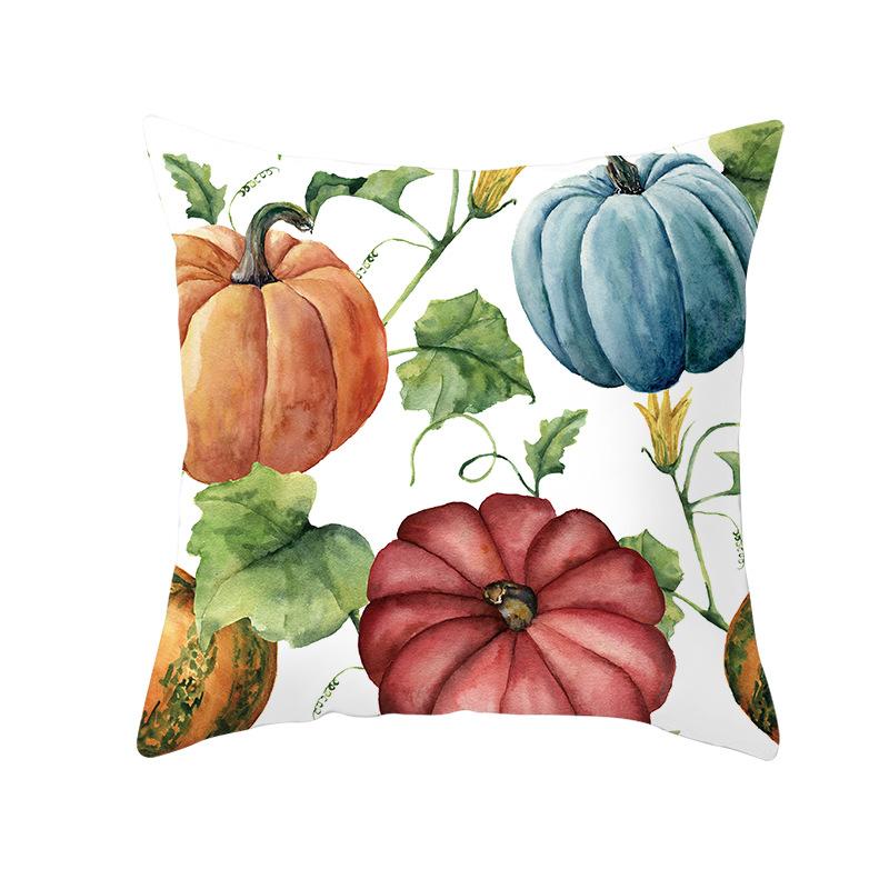 New Thanksgiving Pillow Cover Thanksgiving Harvest Pumpkin Home Cushion Cover