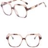 Women's glasses, anti blue light, fashionable and personalized large frame glasses, travel and student commuting glasses