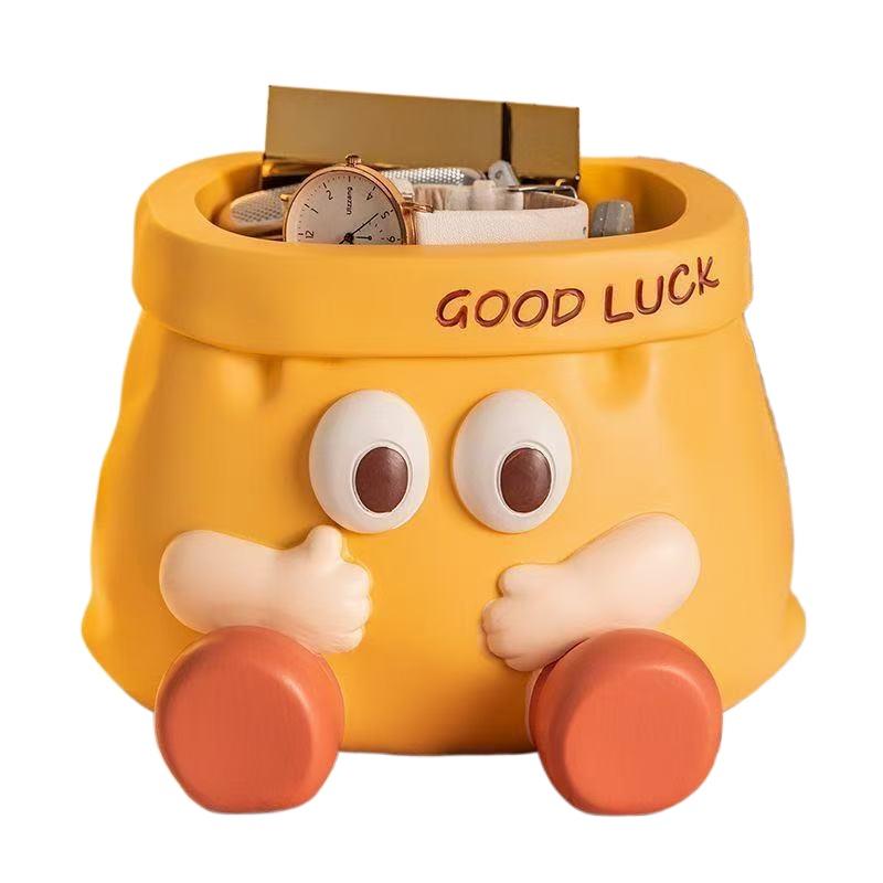 Creative and Fun Large Capacity Pen Holder Ornament Office Desktop Storage Good Things Birthday Gift Decorations