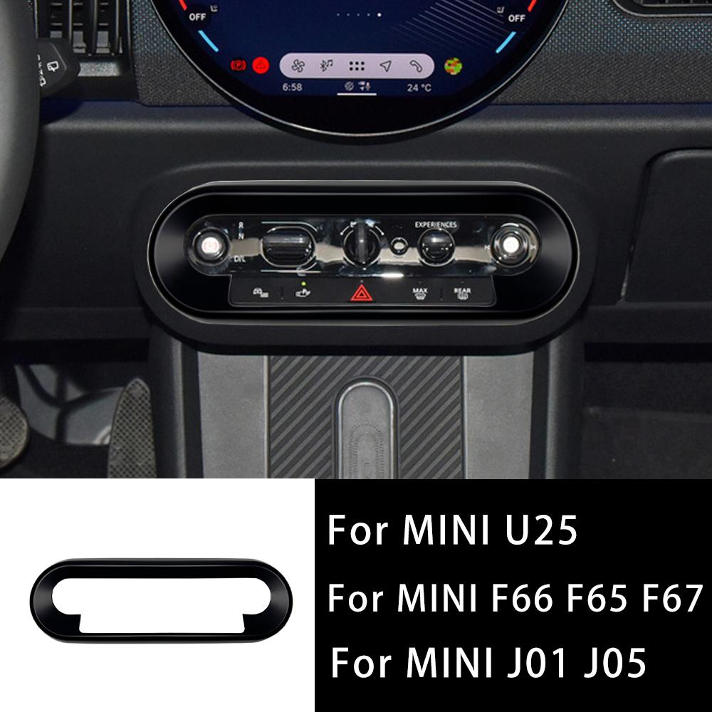 For Mini Countryman U25 Cooper E SE J01 EV J05 Aceman F65 F66 F67 Car Central Control Button Frame Cover Stickers Accessories
