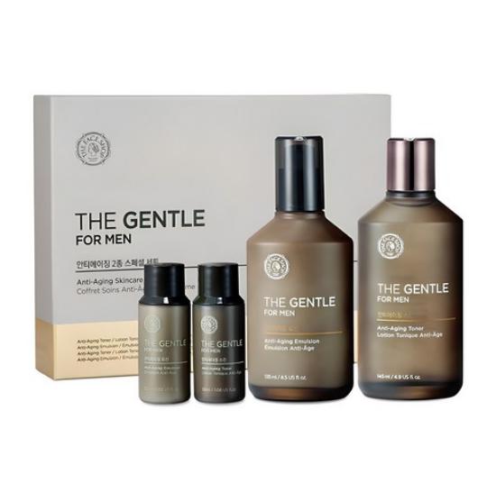 THE FACE SHOP The Gentle For Men Anti-Aging Special Set – Firming & Revitalising Care, Korean