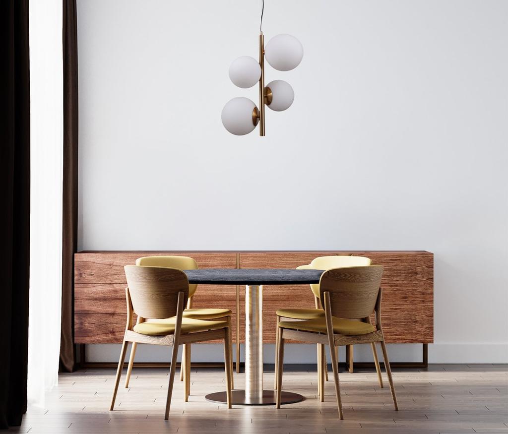 Lampa wisząca RIGA PND-44213-4-HBR Italux