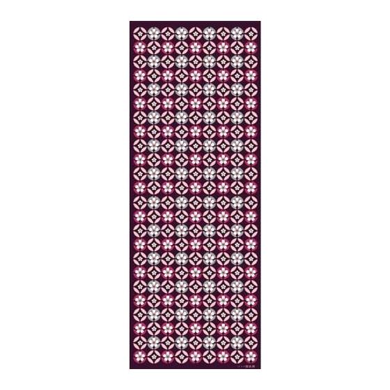 Hamamonyo Tenugui Towel Shippo Sakura, 100% Cotton, Approx. 34cm x 90cm, Dyed, Raw Edge