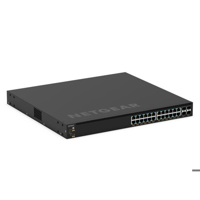 NETGEAR GSM4328 - Switch Ethernet manageable 24 ports Gigabit PoE+ 648W 4x SFP+ - Rackable