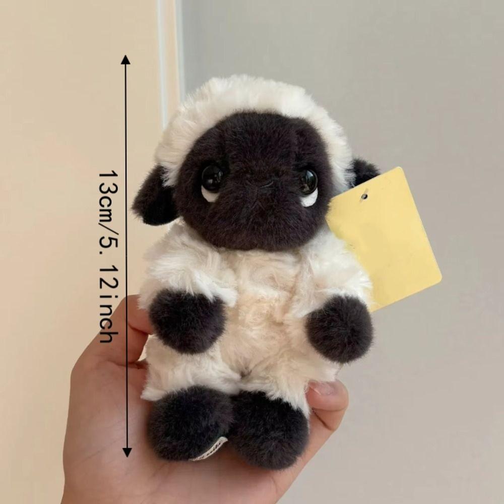 Black Face Valais Blacknose Sheep Doll Stuffed Animal Lamb Plushie Sheep Plush Keychain Kids Toy