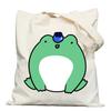 Frog Creative Printing New Shoulder Bag Leisure Student Large Capacity Tote Bag