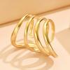 Irregular Line Rings Stylish Couple Present Rings Trendy Women Rings Hollow Rings Suitable for Women and Couple Present