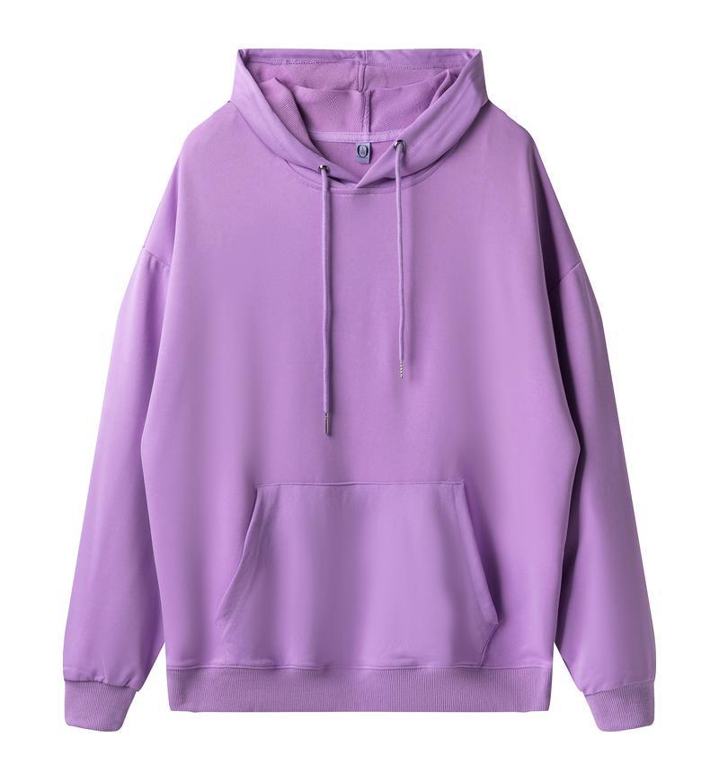 Men's 260g Drop Shoulder Hoodie - Sporty Casual Pullover with Custom Logo Print