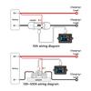 Coulombzähler Batteriemonitor Batterikapazitätstester Indikator Coulometer Digitales Voltmeter Amperemeter