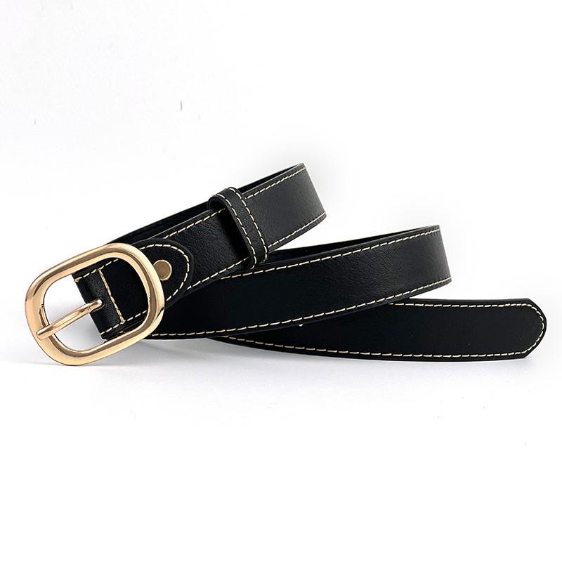 Belt Ladies Simple Jeans Student Fashionable Korean Version Decoration Casual