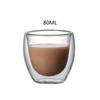 Double Wall Glass Cup Heat Insulation Transparent Handmade Tea Drink Cups MINI Whisky Glasses Espresso Coffee Mug