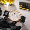 Relojes de pulsera de cuero de lujo a la moda para hombre, relojes TALIDA resistentes al agua, reloj de moda para hombre, reloj con esfera y fecha para hombre, relojes de cuarzo