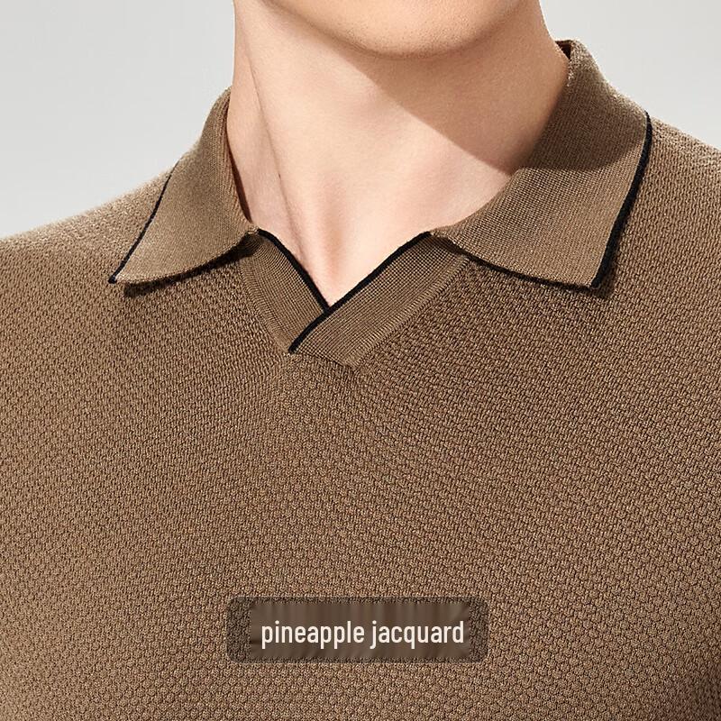 Antonio Men's Cashmere Silk Blend Long-Sleeve Knit Polo