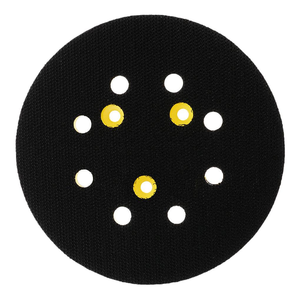 125mm Air Sander Sanding Disc Backing Plate Metal Polishing Grinding Sanding Paper Holder Pad For Angle 46 Grit