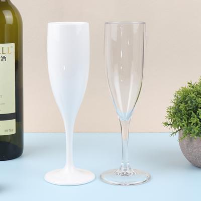 1 bicchiere da champagne in acrilico per coppia, per brindisi di nozze, per sposi e sposi, per vino rosso