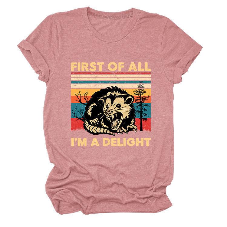 Unisex Summer Delight Round Neck T-Shirt