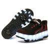 Children's double wheel runaway shoes pulley shoes USB charging interface LED light boy wheel shoes girl luminous shoes light shoes