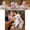 Rainbow Pegasus Unicorn Plush Toy With Pillow For Girls Kids Room Decor