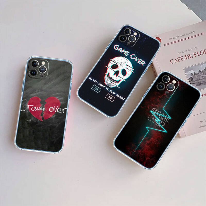 MH63 Game Over Phone Case for Motorola Edge 20 30 S30 40 50 Fusion Lite Plus Pro Neo Ultra One Power Action Macro Hyper Vision Zoom