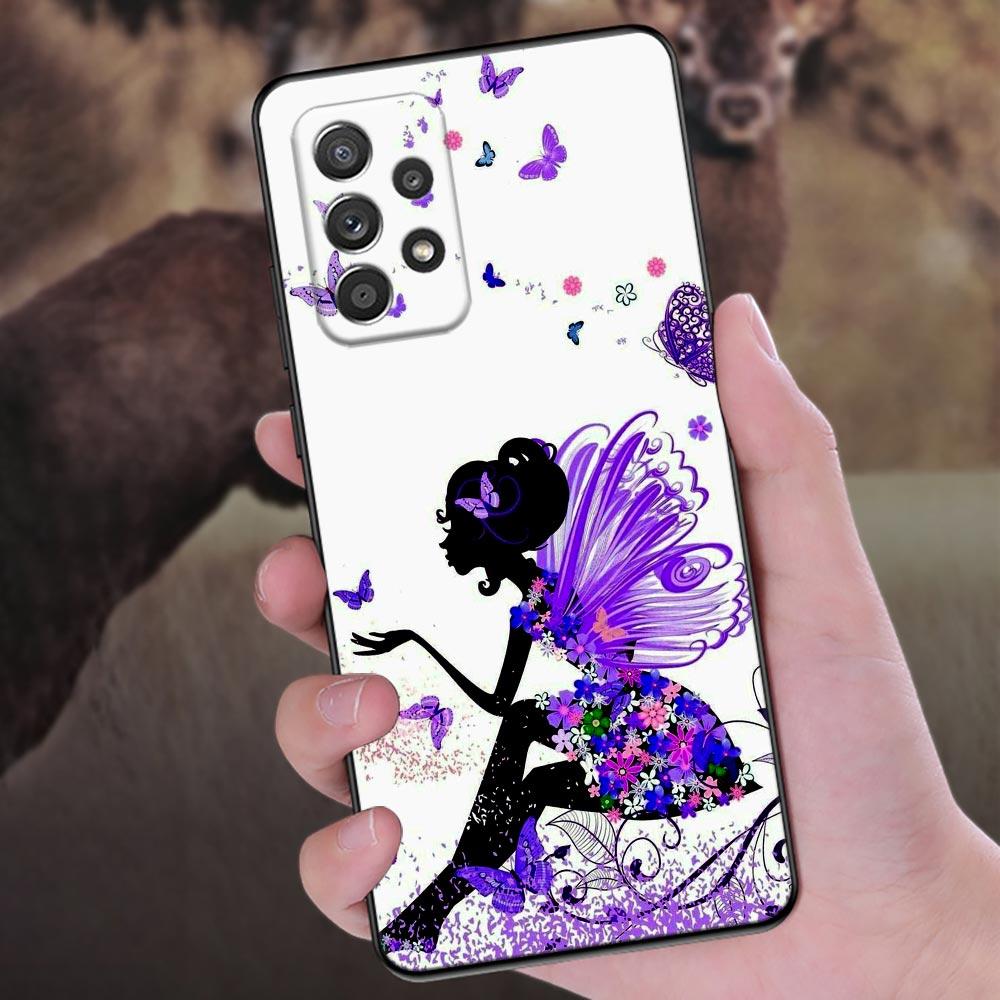Butterfly Love Beautiful Funda For Samsung Galaxy A56 A55 A36 A26 A16 A54 A52 A72 A35 A34 A25 A21S A14 A06 Case Soft Phone Cover