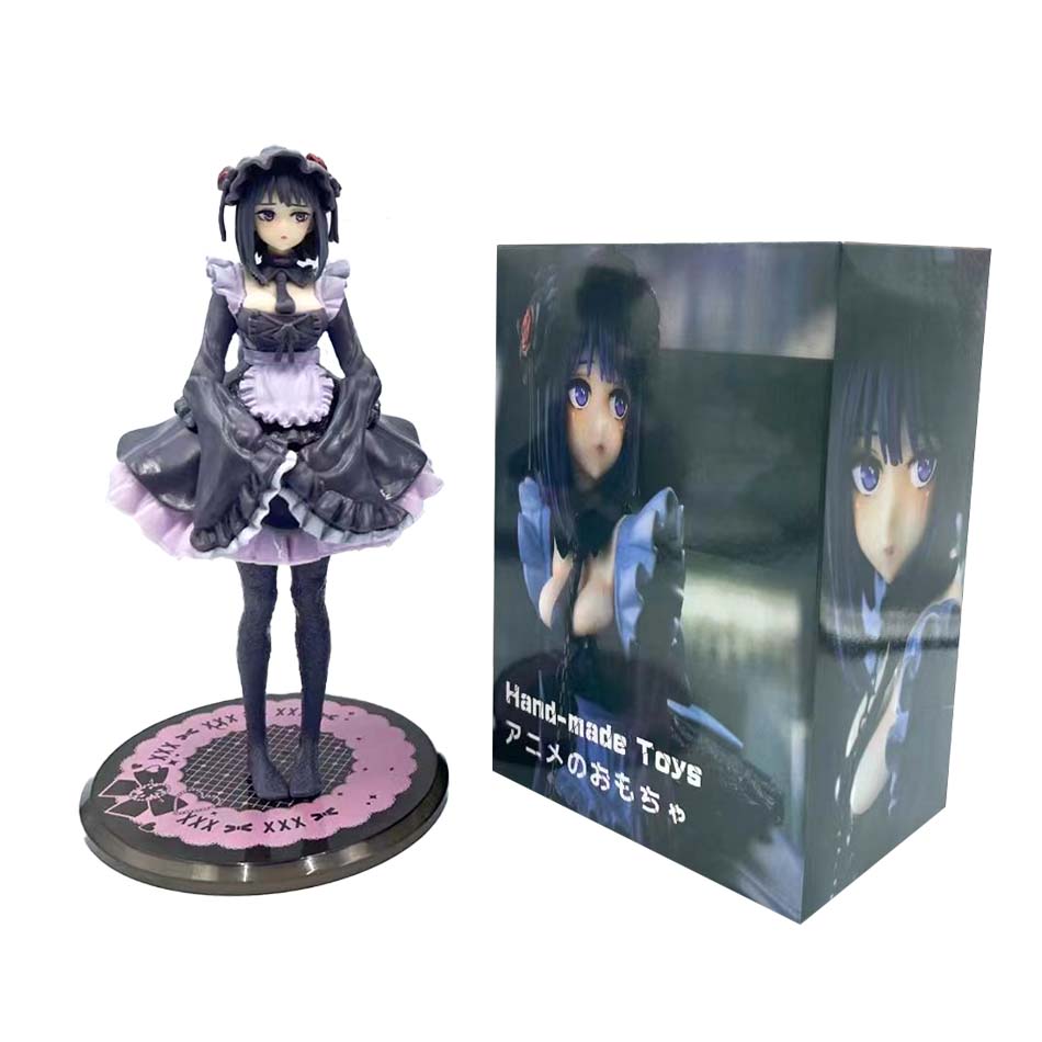 19cm My Dress-Up Darling Anime Figure Black Maid Outfit Kitagawa Marin Action Figure Shizuku Kuroe Figurine Collection Model Toy