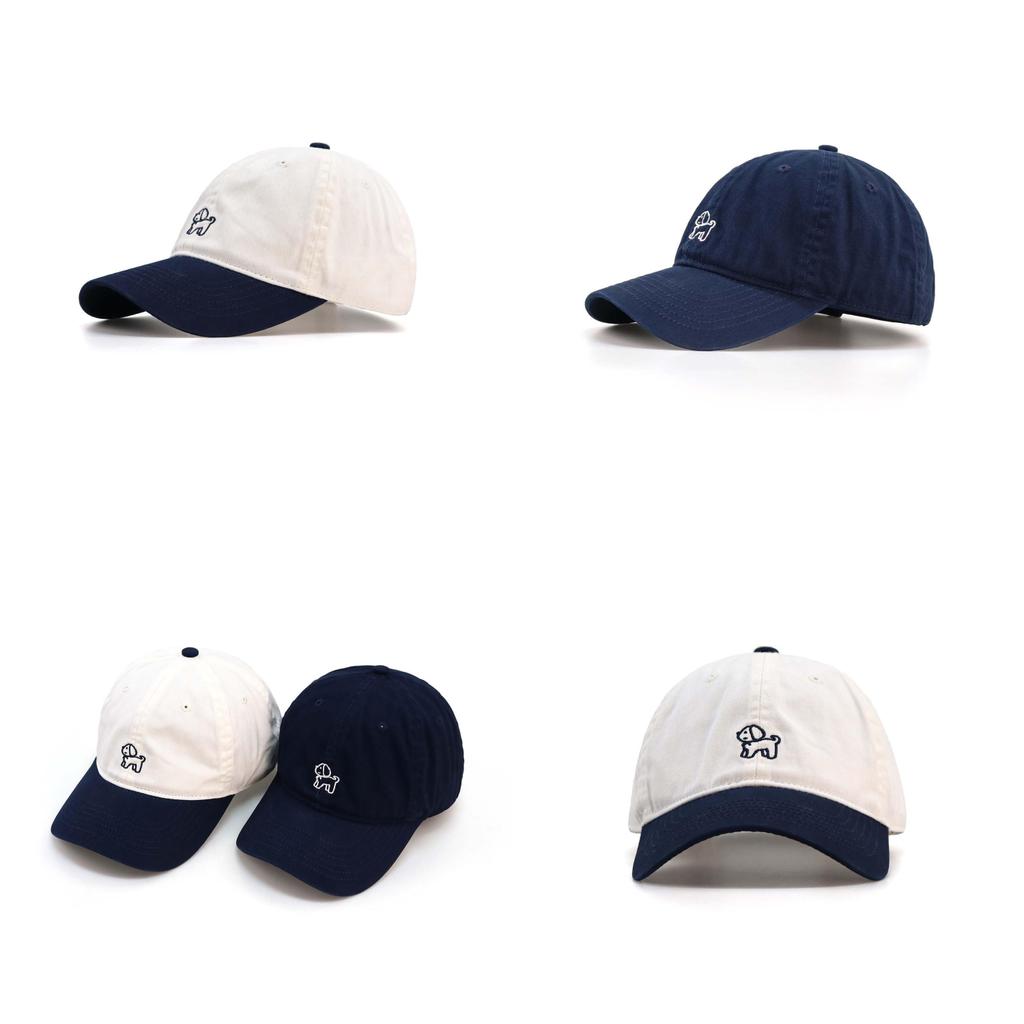 Cotton Padded Dog Embroidery Baseball Cap With Adjustable Fit For Summer Sun Protection