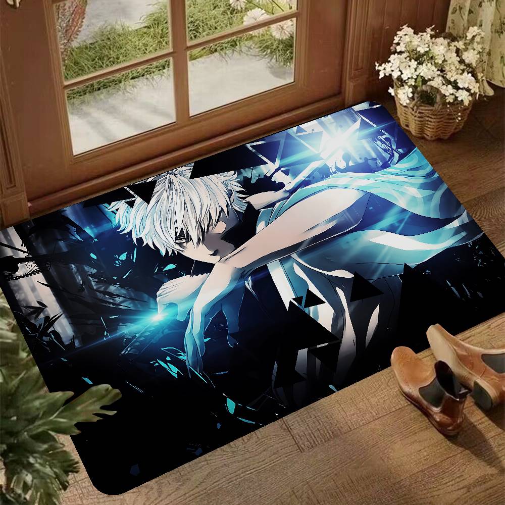 Classic Comedy Anime G-Gintama Floor Mat Rectangle Anti-slip Home Soft Badmat Front Door Indoor Outdoor Mat Hotel Decor Mat