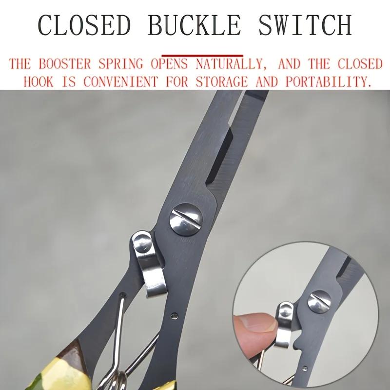 Premium Portable Fishing Pliers Set - Durable Stainless Steel Multifunctional Line Scissors & Hook Remover for Outdoor Camping