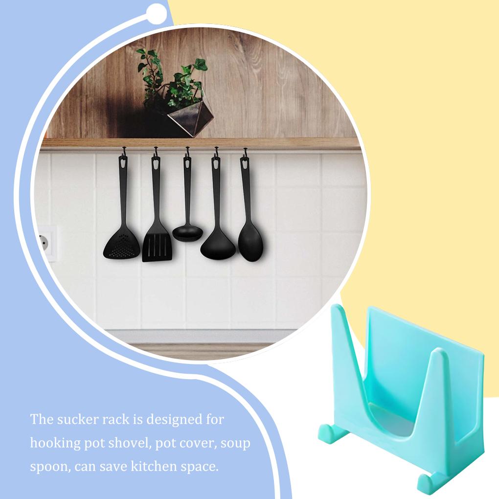 Plastic Shelf Pot Shelf Cover Holder Bracket Pan Pot Cover Rack Lid Cover Stand