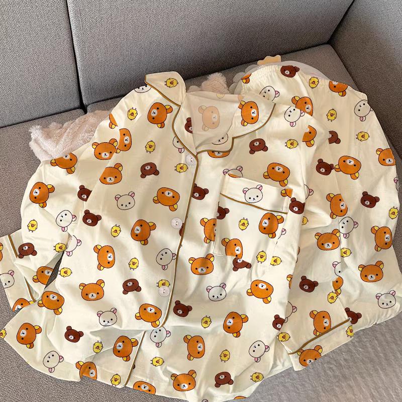 Pijama Coração Roxo Primavera Outono para Mulheres Moda Manga Comprida tops e Calças roupa de dormir Elegante de Alta Qualidade Confortável Lapela Roupa de Descanso