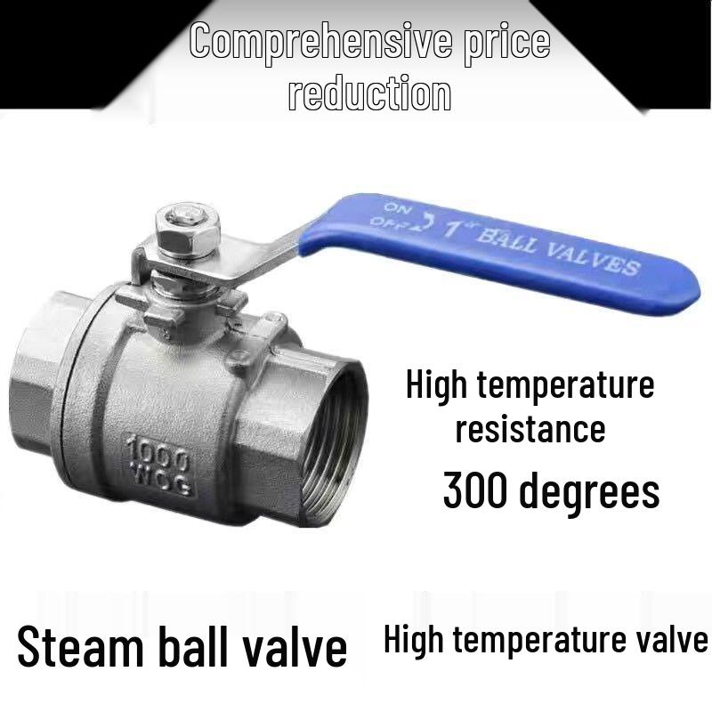 304/316 Stainless Steel High Temp Resistant Full Bore Steam Ball Valve with Internal Thread, DN15/20/25/32