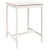 Vidaxl 3-Cz. White Pine Wood Garden Bar Furniture Set