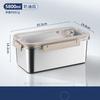 ZISIZ Thickened 304 Stainless Steel Food Storage Container