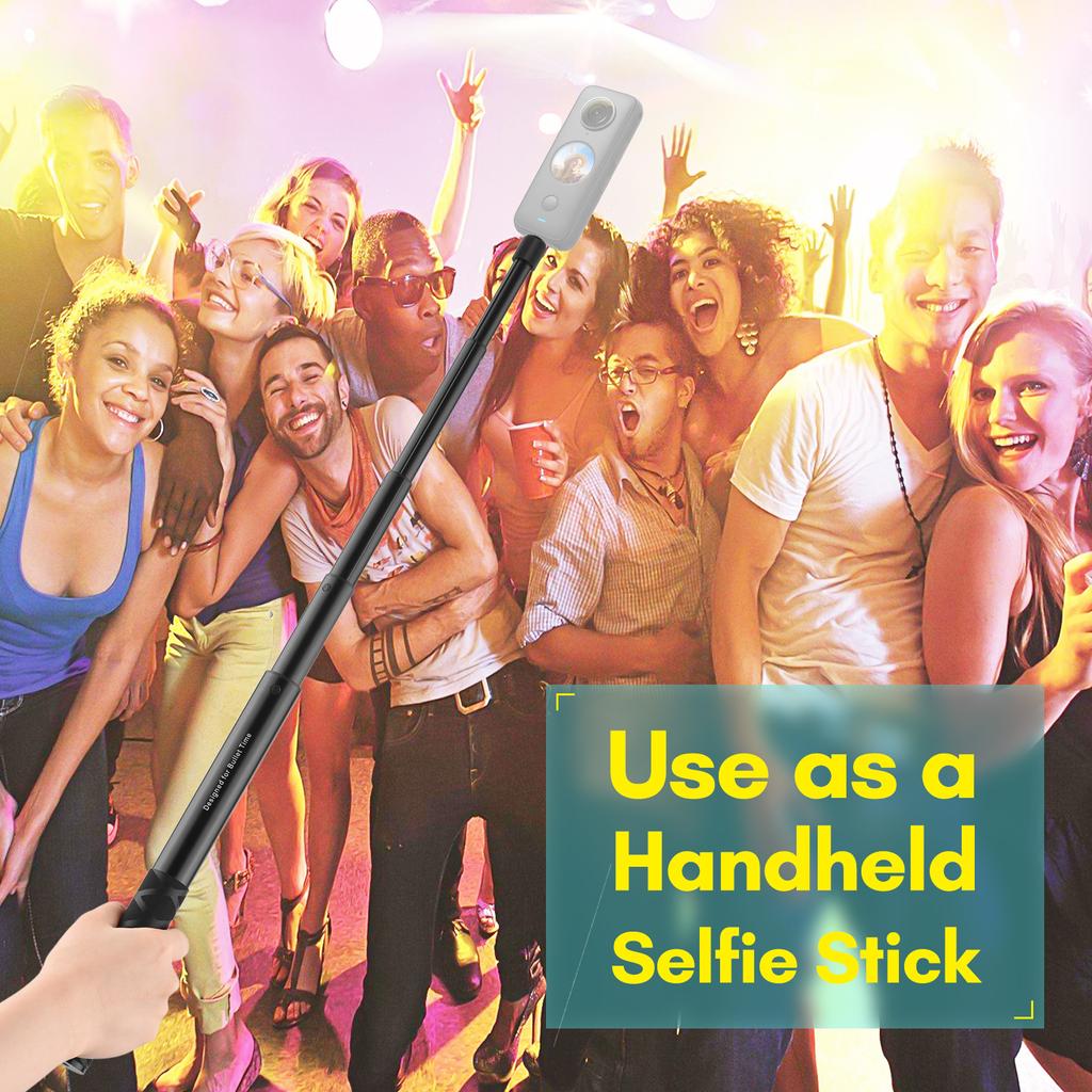 Invisible Selfie Stick Extended Monopod Pole Compact Selfie Stick for Camera