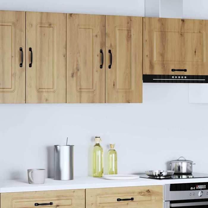 VidaXL Wall Cabinet Kitchen Kalmar Artisan Oak Engineered Wood 853586