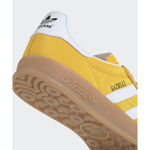 adidas Mens Gazelle Indoor Crew Yellow Men Sneakers Cloud-White Almost-Yellow IE6606