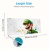 Luigi & Mario Car Trip Print  Cushion Non-slip Laptop Tablet Big Mousepad XXL Mat Mini PC Playmat With Lock edge