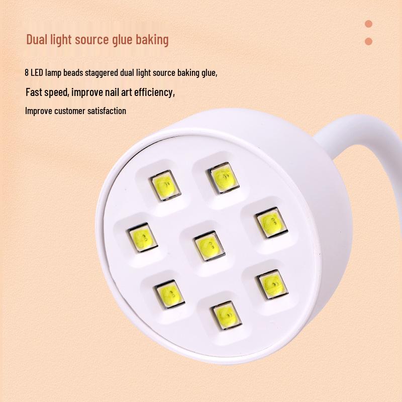 Rechargeable UV Nail Lamp Lotus Dryer for Press-On Nails 005