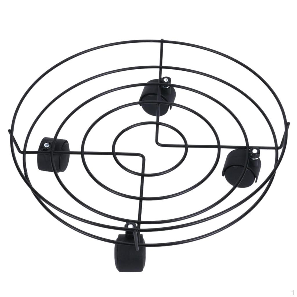 Durable Metal Plant Stand for Easy Mobility In Home and Garden