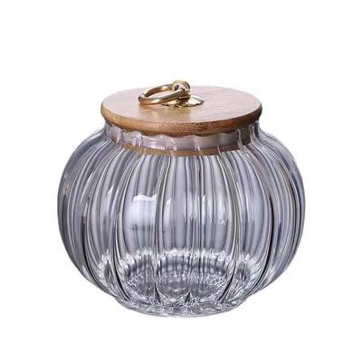 Sealed Glass Storage Jar with Bamboo Lid