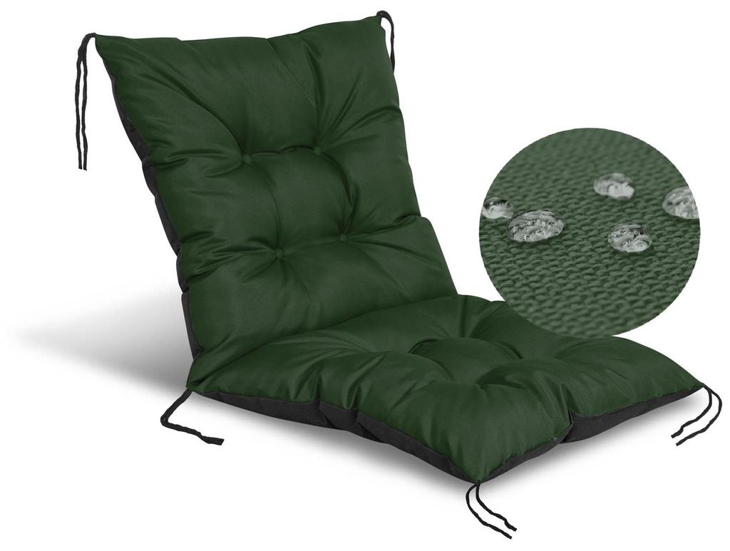 Polštář na zahradní židli, voděodolný, svázaný provázky, 50x50x50 cm, 6 BAREV