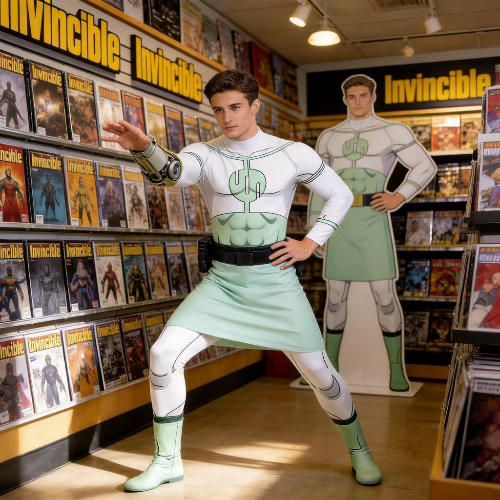 Invincible Conquest Cosplay Kostým Celoplošný Oblek Pro Anime Role Play 2026