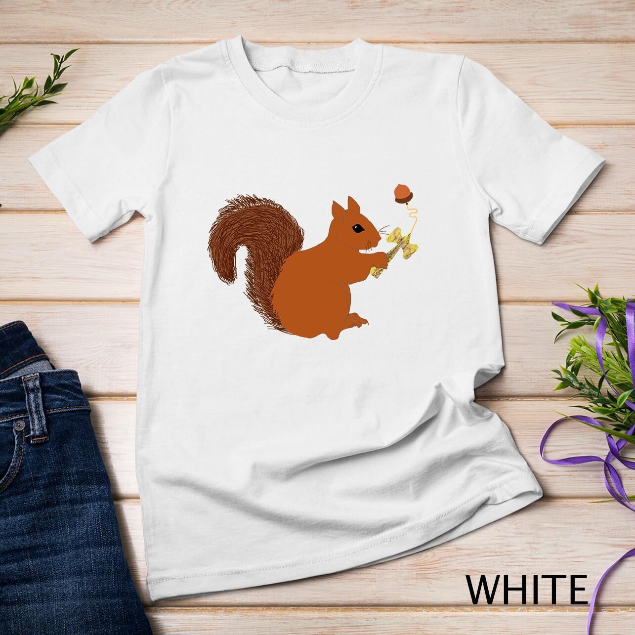 Kendama Sweet Squirrel Playing Kendama Cup Sports Unisex T-Shirt Mens Womens Tees Top 4XL