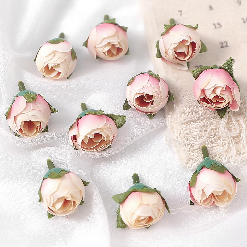 10/30Pcs Rose Artificial Flowers Head Silk Fake Flowers For Home Room Decor Party Table Wedding Decoration DIY Wreath Accessorie