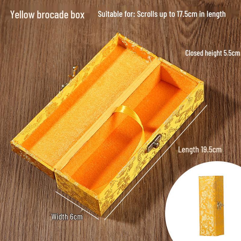 Mini Gift Box for Calligraphy, Painting Scrolls, and Lamps