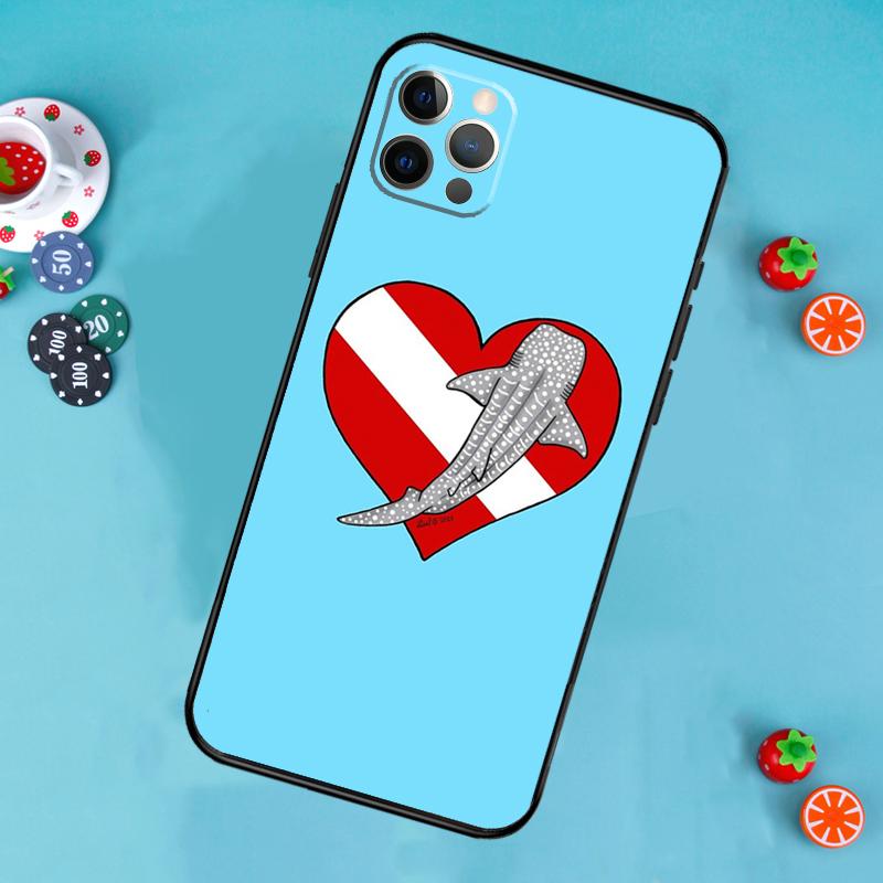whale sharks Phone Case For iPhone 17 Air 14 16 15 11 12 13 Pro Max 12 13 mini 15 16 Plus 16e Cover Funda